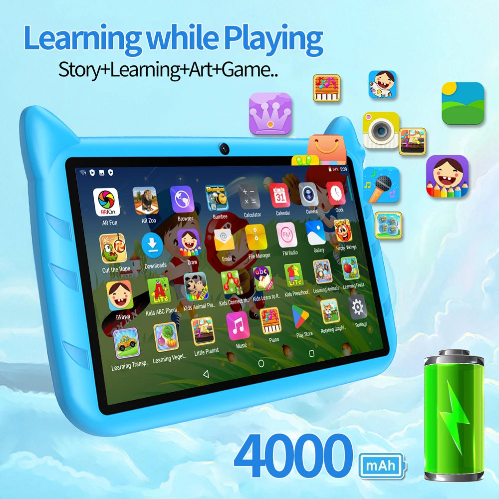 Quad Core Processor Kids Tablet